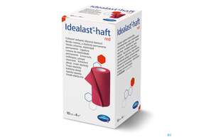 Elastische Binden Idealast/haft Kohaesiv/color Rot 4mx 10cm 1st, A-Nr.: 4174659 - 01