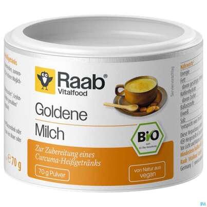 Goldene Milch Pulver Bio Raab 70g, A-Nr.: 5871219 - 02