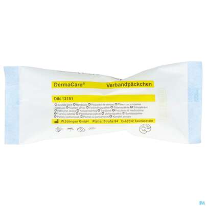 Sie sehen eine Packung Verbandpaeckchen Dermacare Steril Din 13151 Mittel 1st, Produktbild: 02 Verbandpaeckchen Dermacare Steril Din 13151 Mittel 1st, A-Nr.: 0916868 - 02