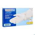 Sie sehen eine Packung Untersuchungshandschuhe Nitril/unsteril Puderfrei/hypoallergen Safe Light Weiss M 27059 100st, Produktbild: 02 Untersuchungshandschuhe Nitril/unsteril Puderfrei/hypoallergen Safe Light Weiss M 27059 100st, A-Nr.: 3049403 - 02