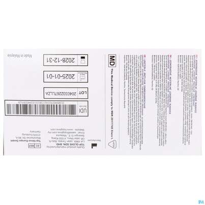 Sie sehen eine Packung Untersuchungshandschuhe -dumax Latex Puderfrei Xs 100st, Produktbild: 03 Untersuchungshandschuhe -dumax Latex Puderfrei Xs 100st, A-Nr.: 2995435 - 03