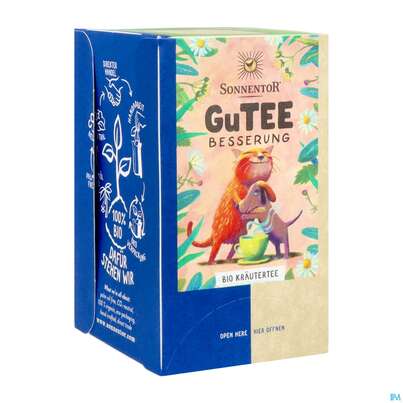 Sie sehen eine Packung Sonnentor Tee/aufgussbeutel Bio Gute Besserung 02325 18st, Produktbild: 02 Sonnentor Tee/aufgussbeutel Bio Gute Besserung 02325 18st, A-Nr.: 5913248 - 02