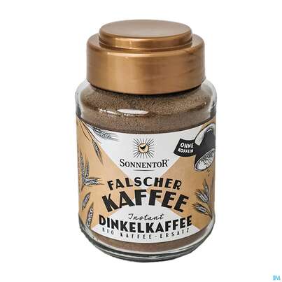 Sie sehen eine Packung Sonnentor Kaffee/bio Dinkel Instant 00401 50g, Produktbild: 01 Sonnentor Kaffee/bio Dinkel Instant 00401 50g, A-Nr.: 3387962 - 01
