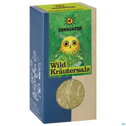 Sie sehen eine Packung Sonnentor Bio Wildkraeutersalz 01279 80g, Produktbild: 01 Sonnentor Bio Wildkraeutersalz 01279 80g, A-Nr.: 5946348 - 01