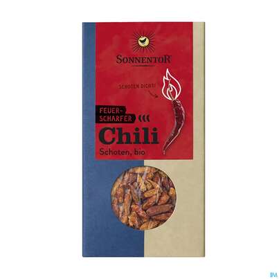 Sonnentor Bio Chilischoten Feuerscharf 00399 25g, A-Nr.: 3739970 - 01