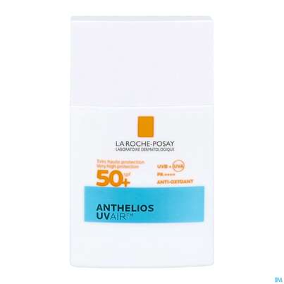 Sie sehen eine Packung Sonnenprodukte La Roche Posay Anthelios Uv Air Lsf50+ 40ml, Produktbild: 18 Sonnenprodukte La Roche Posay Anthelios Uv Air Lsf50+ 40ml, A-Nr.: 5896751 - 18