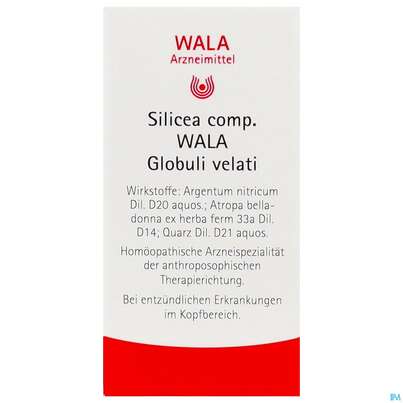 Sie sehen eine Packung Silicea Comp Wala Globuli Velati 20g, Produktbild: 01 Silicea Comp Wala Globuli Velati 20g, A-Nr.: 4482935 - 01