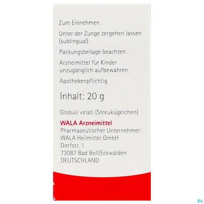 Sie sehen eine Packung Silicea Comp Wala Globuli Velati 20g, Produktbild: 05 Silicea Comp Wala Globuli Velati 20g, A-Nr.: 4482935 - 05