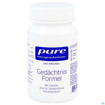 Pure Encapsulations Kapseln Gedaechtnis Formel Cga6a 60st, A-Nr.: 5750651 - 01