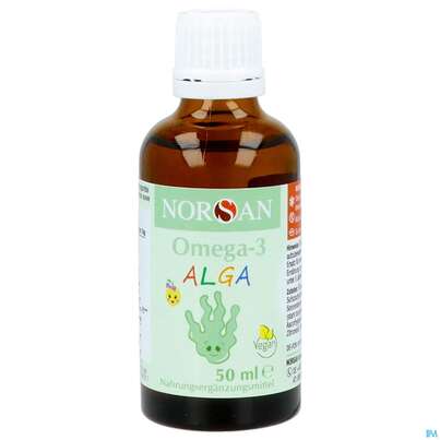 Omega -3 Norsan Oel/alga F Kinder Zitrone 50ml, A-Nr.: 5825969 - 09