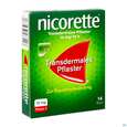 Sie sehen eine Packung Nicorette Transdermales Pflaster 10mg/16h 14st, Produktbild: 02 Nicorette Transdermales Pflaster 10mg/16h 14st, A-Nr.: 3537410 - 02