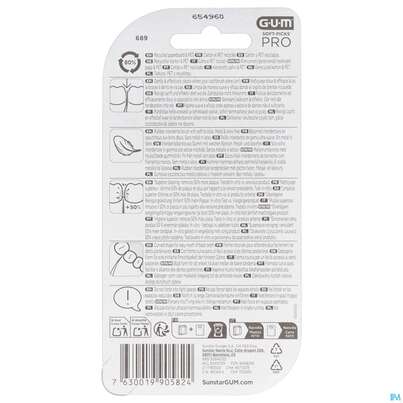 Sie sehen eine Packung Interdentalbuersten Gum Soft-picks Pro Small Blister Nr 68 30st, Produktbild: 03 Interdentalbuersten Gum Soft-picks Pro Small Blister Nr 68 30st, A-Nr.: 5824125 - 03