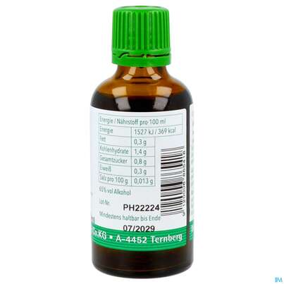 Sie sehen eine Packung Efeu Tinktur Hedra Helix Phytopharma 50ml, Produktbild: 04 Efeu Tinktur Hedra Helix Phytopharma 50ml, A-Nr.: 5893853 - 04