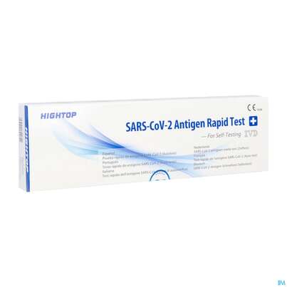 Sie sehen eine Packung Diagnostika U.zubehoer Covid-19/antigen Lai Hightop Box 5st, Produktbild: 02 Diagnostika U.zubehoer Covid-19/antigen Lai Hightop Box 5st, A-Nr.: 5920432 - 02