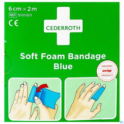Sie sehen eine Packung Cederroth Soft/foam Pflaster 2m Ref51011011 1st, Produktbild: 01 Cederroth Soft/foam Pflaster 2m Ref51011011 1st, A-Nr.: 5289873 - 01