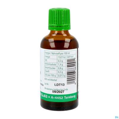 Sie sehen eine Packung Bittergurke Tinktur Phytopharma 50ml, Produktbild: 03 Bittergurke Tinktur Phytopharma 50ml, A-Nr.: 3451275 - 03