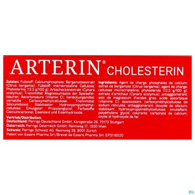 Arterin Tabl Cholesterin Bergamotte/pflanzlich 50000 90st, A-Nr.: 5803057 - 03