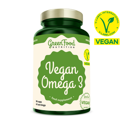 GreenFood Nutrition Vegan Omega 3 90 Kapseln, A-Nr.: 6004217 - 01