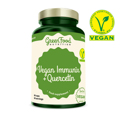 GreenFood Nutrition Vegan Immunix + Quercetin 60 Kapseln, A-Nr.: 5634873 - 01
