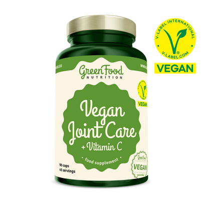 Sie sehen eine Packung GreenFood Nutrition Gelenknahrung Mit Vitamin C - 90 Kapseln, Produktbild: 01 GreenFood Nutrition Gelenknahrung Mit Vitamin C - 90 Kapseln, A-Nr.: 5833851 - 01