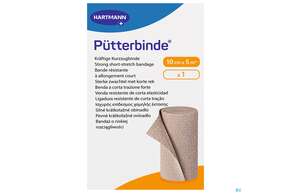 Elastische Binden Puetterbinde Hautf 5mx 10cm 1st, A-Nr.: 1457569 - 01