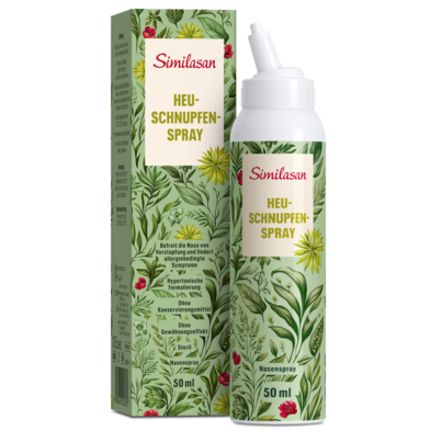 Sie sehen eine Packung Heuschnupfen Spray „Similasan“, Produktbild: 01 Heuschnupfen Spray „Similasan“, A-Nr.: 5603950 - 01