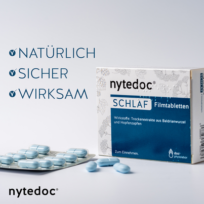 nytedoc® SCHLAF Filmtabletten, A-Nr.: 5506276 - 06