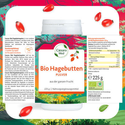 Hagebuttenpulver Caesaro Med 225 g, A-Nr.: 3148298 - 04