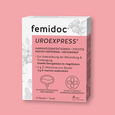 Sie sehen eine Packung femidoc® UROEXPRESS®, Produktbild: 02 femidoc® UROEXPRESS®, A-Nr.: 4604551 - 02