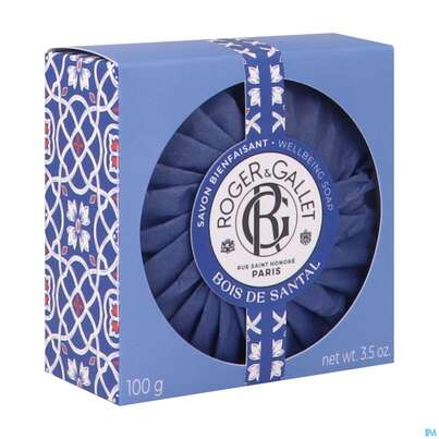 Sie sehen eine Packung Seifen Roger & Gallet Wellbeing Soap Bois De Santal 100g, Produktbild: 03 Seifen Roger & Gallet Wellbeing Soap Bois De Santal 100g, A-Nr.: 5733517 - 03