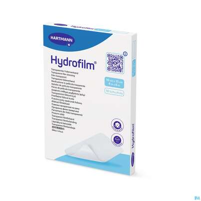 Sie sehen eine Packung Wundverband Hydrofilm 10x 15cm 10st, Produktbild: 05 Wundverband Hydrofilm 10x 15cm 10st, A-Nr.: 1657765 - 05