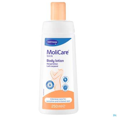 Sie sehen eine Packung Molicare Skin Koerperlotion 250ml, Produktbild: 03 Molicare Skin Koerperlotion 250ml, A-Nr.: 4738116 - 03