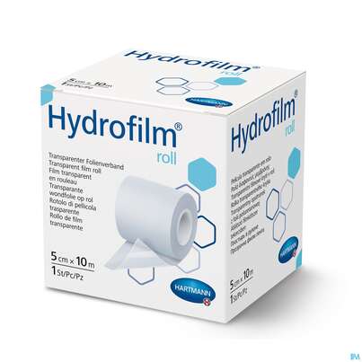 Wundverband Fixierfolie Hydrofilm Roll Unsteril 10mx 5cm 1st, A-Nr.: 3289432 - 02