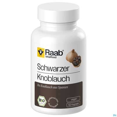 Schwarzer Knoblauch Kapseln Bio Raab 50st, A-Nr.: 5870935 - 02