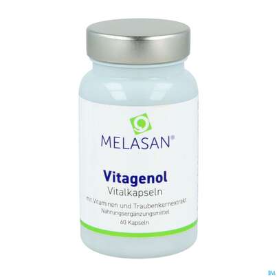 Opc Traubenkern Kapseln Melasan Vitagenol Extrakt 60st, A-Nr.: 2690351 - 01