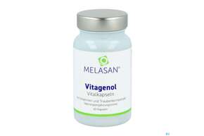 Opc Traubenkern Kapseln Melasan Vitagenol Extrakt 60st, A-Nr.: 2690351 - 01