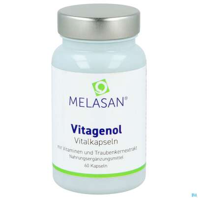 Opc Traubenkern Kapseln Melasan Vitagenol Extrakt 60st, A-Nr.: 2690351 - 02
