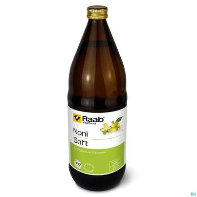 Sie sehen eine Packung Noni Saft Bio Raab 1l, Produktbild: 01 Noni Saft Bio Raab 1l, A-Nr.: 5870763 - 01