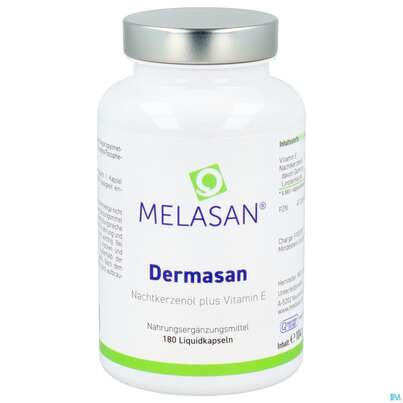 Nachtkerzenoel Kapseln Melasan Dermasan +vitamin E 10mg 180st, A-Nr.: 2024074 - 02