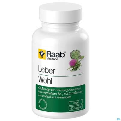 Sie sehen eine Packung Leberwohl Kapseln Raab 60st, Produktbild: 01 Leberwohl Kapseln Raab 60st, A-Nr.: 5870881 - 01