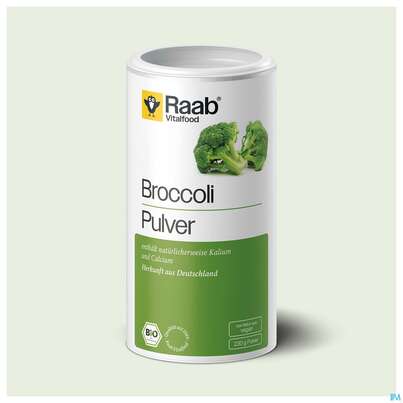 Sie sehen eine Packung Broccoli Pulver Bio Raab 230g, Produktbild: 03 Broccoli Pulver Bio Raab 230g, A-Nr.: 5871053 - 03
