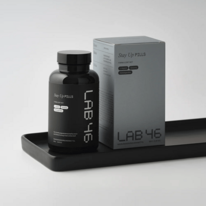 Sie sehen eine Packung Stay Up Pills - LAB46, Produktbild: 01 Stay Up Pills - LAB46, A-Nr.: 5930436 - 01