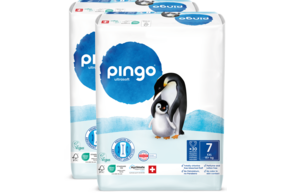 Bio Windeln Nr.7 XXL Jumbo 15+ Kg Pinguin – Pingo Swiss, A-Nr.: 6027307 - 01