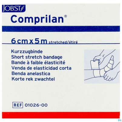 Elastische Binden Comprilan Textilelast.kurzzugbinde 5mx 6cm Nr 0102600 1st, A-Nr.: 1402924 - 02