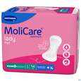 Sie sehen eine Packung Inkontinenz Molicare Premium/lady Pad Tropfen 5 14st, Produktbild: 03 Inkontinenz Molicare Premium/lady Pad Tropfen 5 14st, A-Nr.: 4918663 - 03