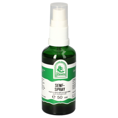 Sie sehen eine Packung SENF SPRAY 50 ML, Produktbild: 01 SENF SPRAY 50 ML, A-Nr.: 4444917 - 01
