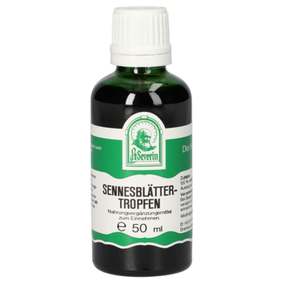 Sie sehen eine Packung SENNESBLÄTTER TROPFEN 50 ML, Produktbild: 01 SENNESBLÄTTER TROPFEN 50 ML, A-Nr.: 5444552 - 01