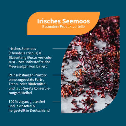 Sie sehen eine Packung NatuGena Irisches Seemoos Kapseln, Produktbild: 02 NatuGena Irisches Seemoos Kapseln, A-Nr.: 6011878 - 02