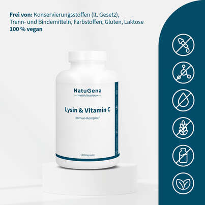 NatuGena Lysin &amp; Vitamin C Kapseln, A-Nr.: 5989895 - 03