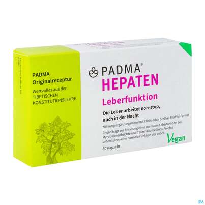 Padma Kapseln Hepaten Entgiftung 60st, A-Nr.: 5381254 - 02